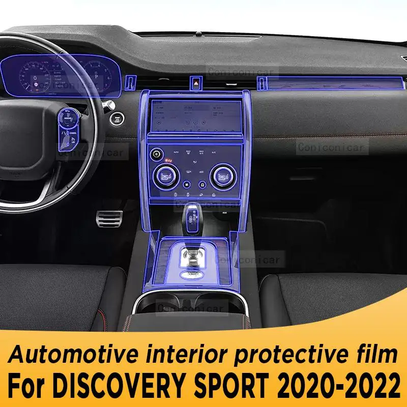 

For DISCOVERY SPORT 2020-2022 Gearbox Panel Navigation Screen Automotive Interior TPU Protective Film Cover Anti-Scratch Sticker