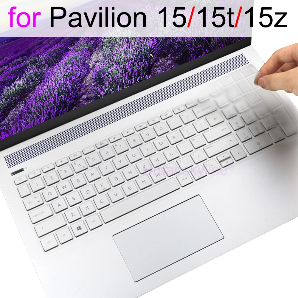 for HP Pavilion 15 x360 Keyboard Cover 15-dw 15-dq 15-cr 15-er 15-eg 15-eh 15-cs 15-cu 15-br 15-cw Silicone Protector Skin Case