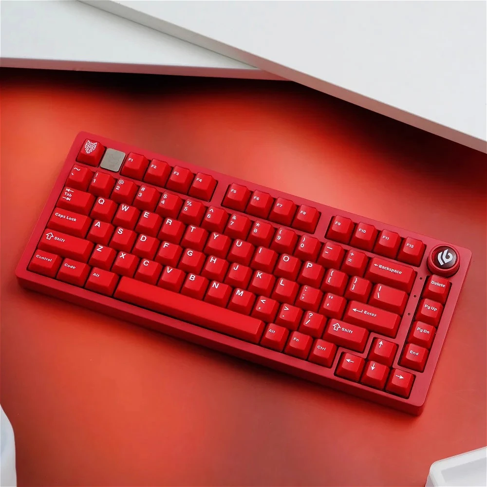 

Рубиновые 2-цветные колпачки для клавиш Cherry ABS без зоны номера для механических клавиатур MX Switch 60/84/90/104/108