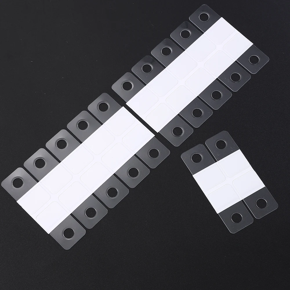 50/100pcs Plastic Transparent Wall Mount Hooks