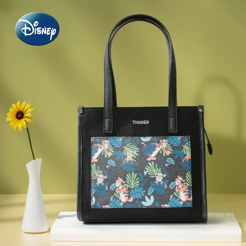 Disney Original Mickey New Diaper Bag Handbag Cartoon Baby Bag Fashion Women's Bag Large Capacity One Shoulder Crossbody Bag