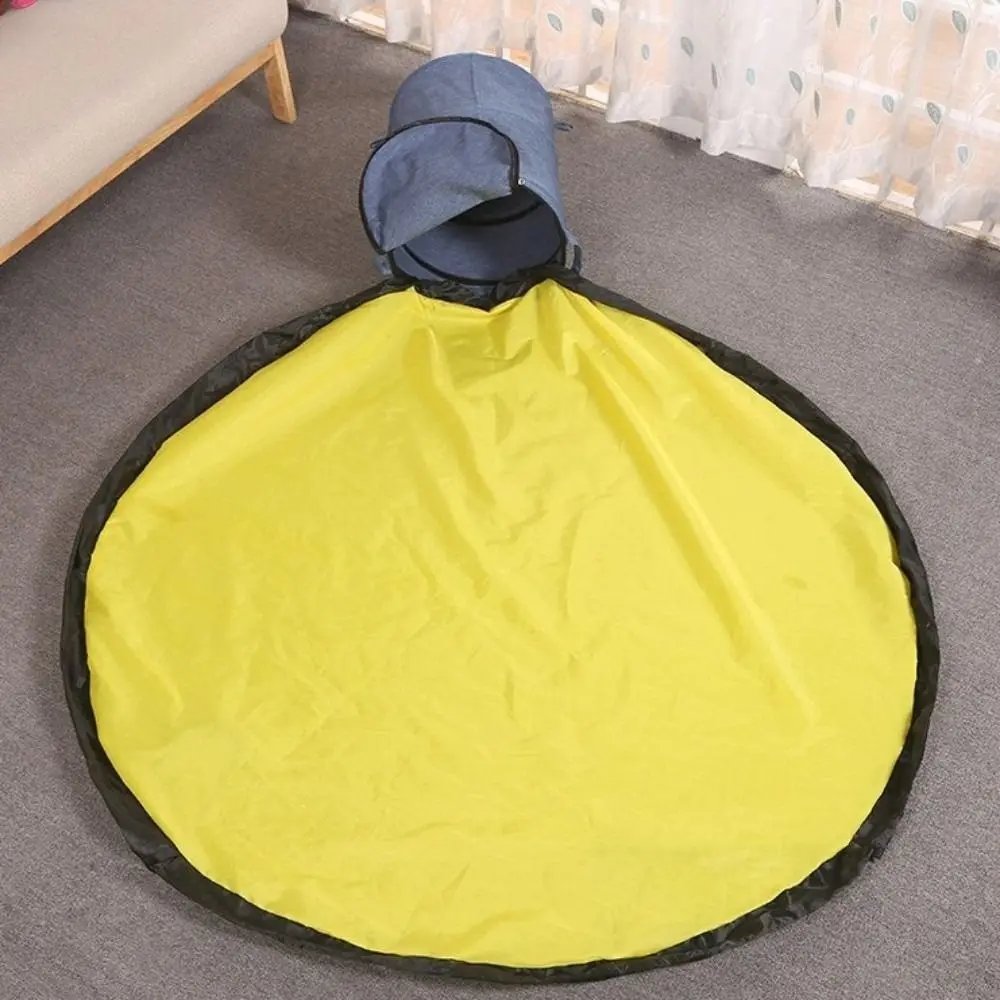 

Прочный портативный органайзер для детских игрушек, быстрая сборка, съемная сумка для хранения с ручками, игровой коврик