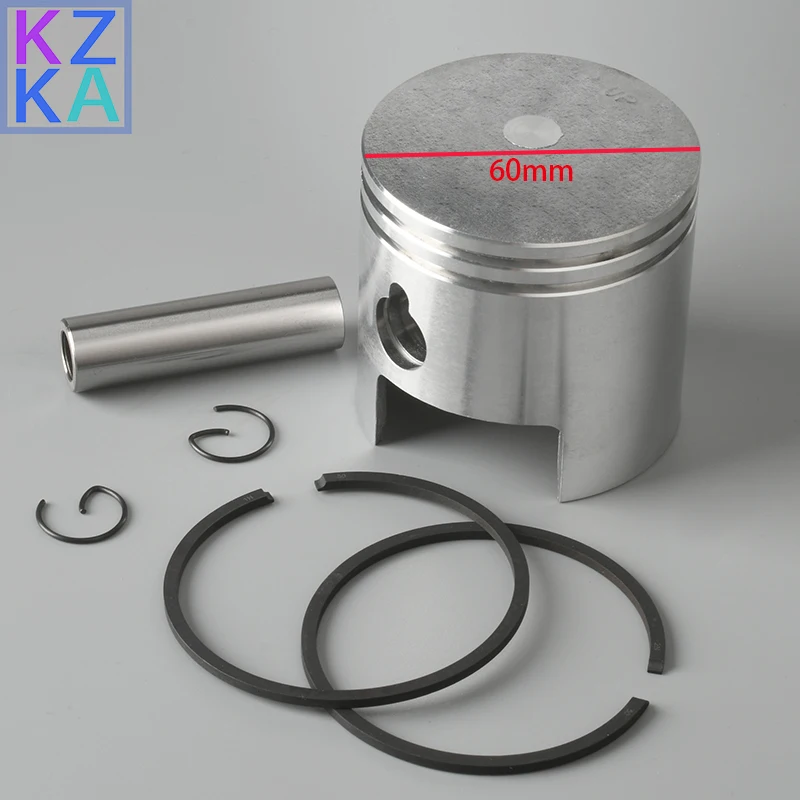 

350-00001 STD Piston 60MM For Tohatsu Outboard Motor 2 Stroke M18E 18HP with Piston Ring STD 350-00011-0;350-00001-0 35000001