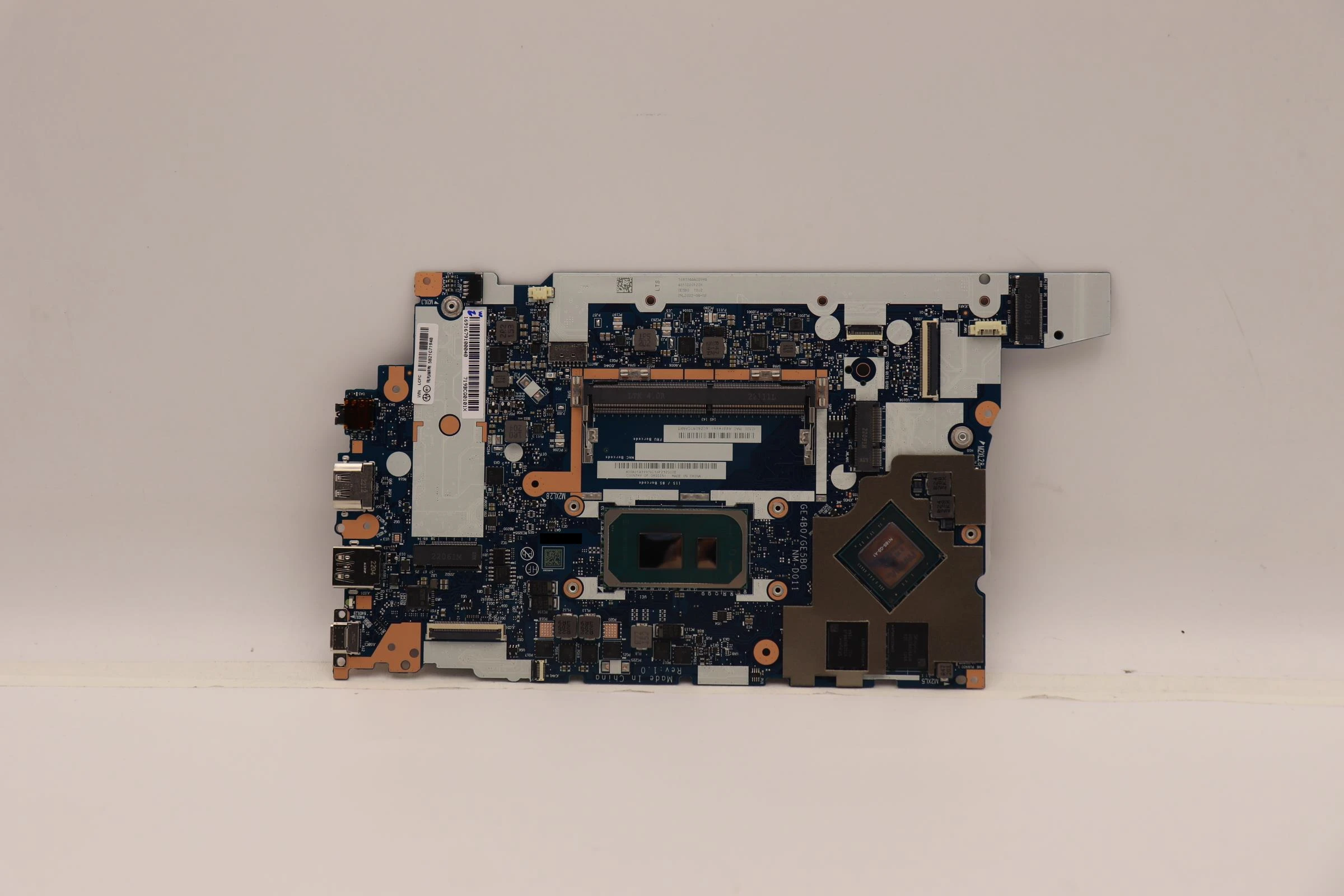 5B21C71945 For E15 Gen 2 Laptop motherboard i7 1165G7 With GPU MX450 NM-D011 5B21C71948