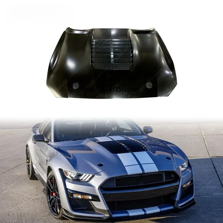 

Factory Directly Price Aluminum Engine Hood GT500 Style for Mustang 2015-2021 Auto Parts Engine Bonnet