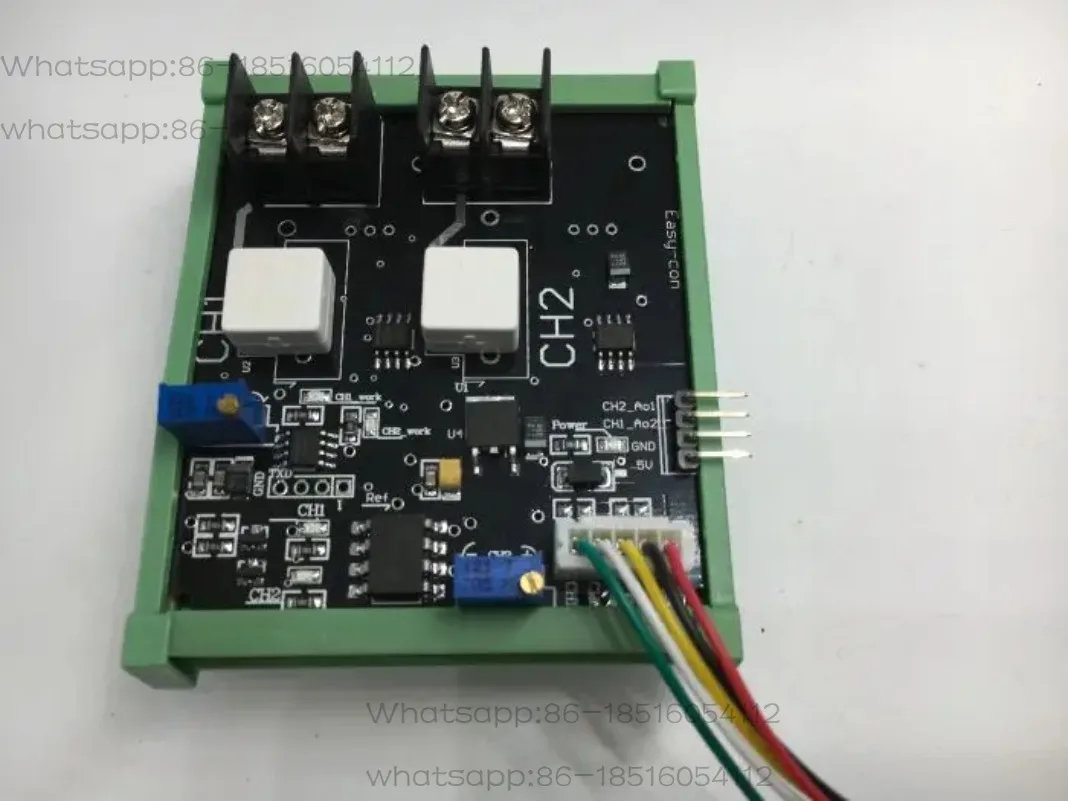 

Two Channels Simultaneously Detect WCS2750 0.95-50A Current Detection+current Limiting Protection Compatible with PLC Signals