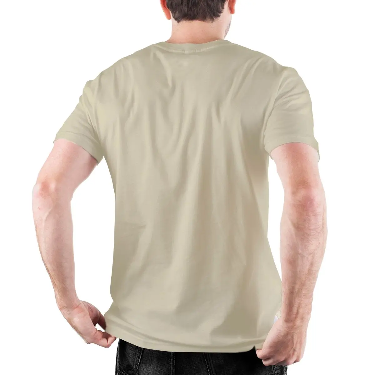 メンズ半袖Tシャツ,綿100%,プリント服,スーパーバッド,i am mclovin,ラウンドネック,ノベルティ