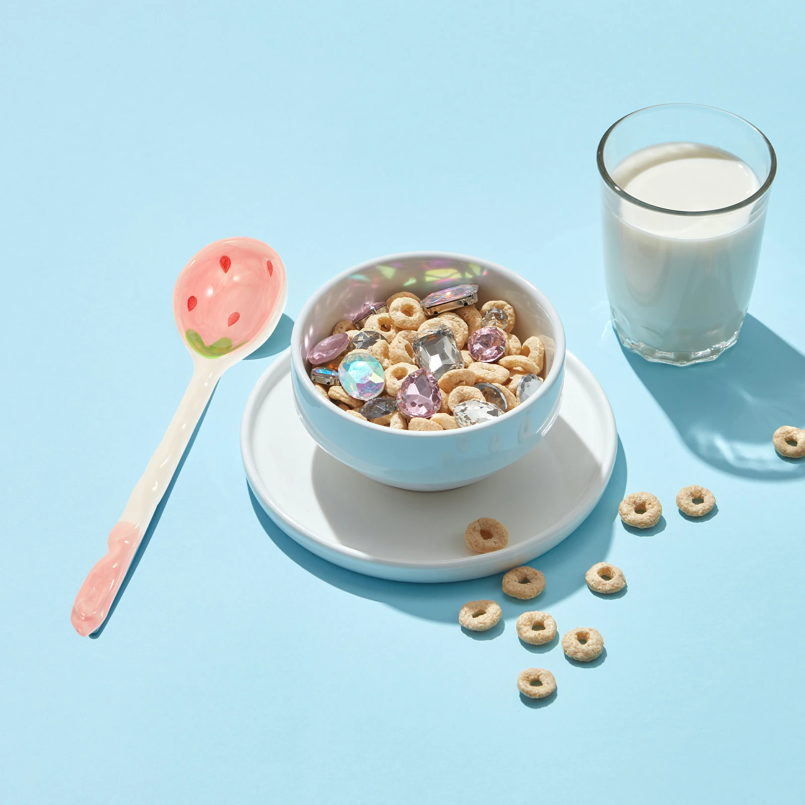 

2Pcs Premium Cartoon Fruit Spoons Ergonomic Long Handle Kitchen Home Hotel Restaurant Soup Porridge Multi-Function Gifts