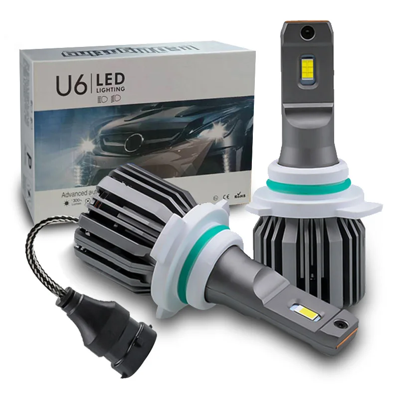 2 шт. HIR2 9012 PX22d светодиодные фары для транспортных средств Canbus без ошибок, мощный свет для вождения автомобиля, турбодиодная лампа, белая противотуманная фара для мотоцикла, 12 В