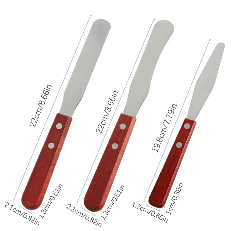 △ Stainless Steel Waxing Sticks Spatulas For Depilation Hair Removal Applicator Easy Hold Epilator Wax