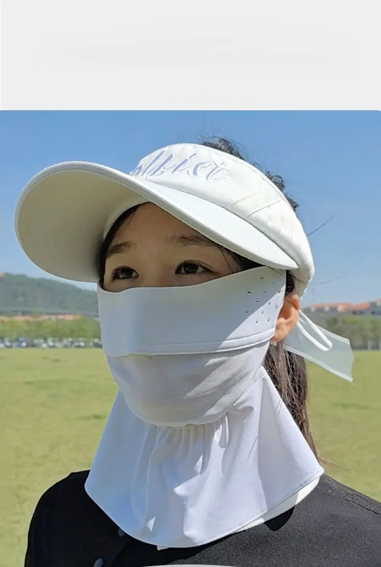 

Women's Versatile, Breathable, Cool, and Stylish Ice-Silk Face Mask for Golf