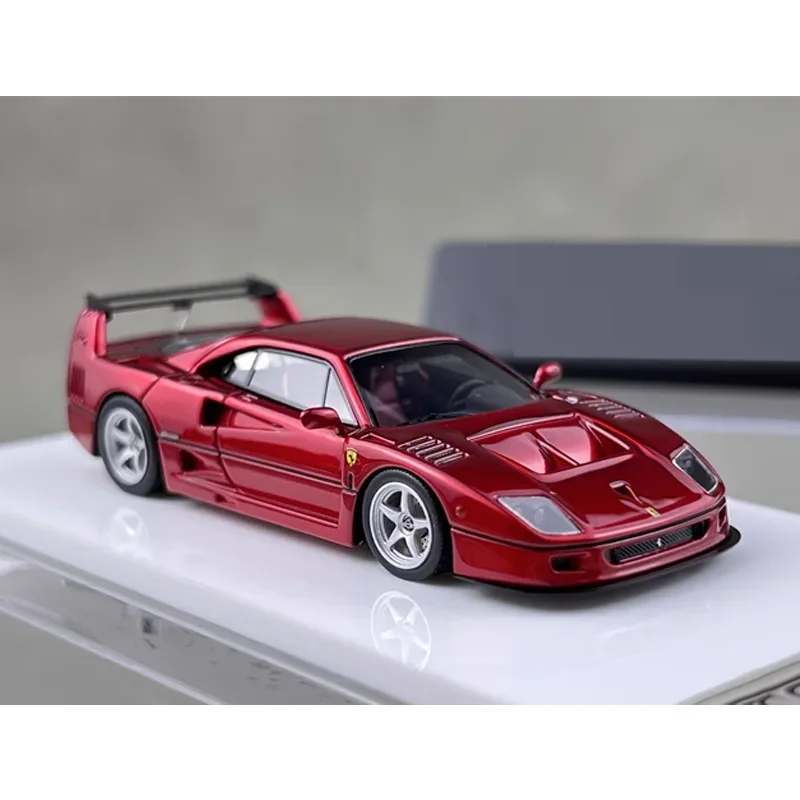 DMH 1/64 Ferrari F40 GTE Limited Edition harslegering speelgoed motorvoertuig gegoten metalen model geschenken