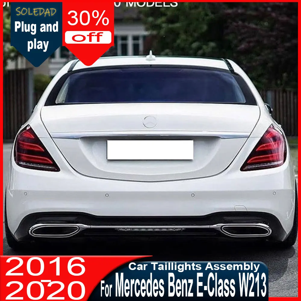

Задние фонари для Mercedes-Benz E-класса W213 2016-2020, светодиодные, с динамическим указателем поворота, дневные ходовые огни, автомобильные аксессуары
