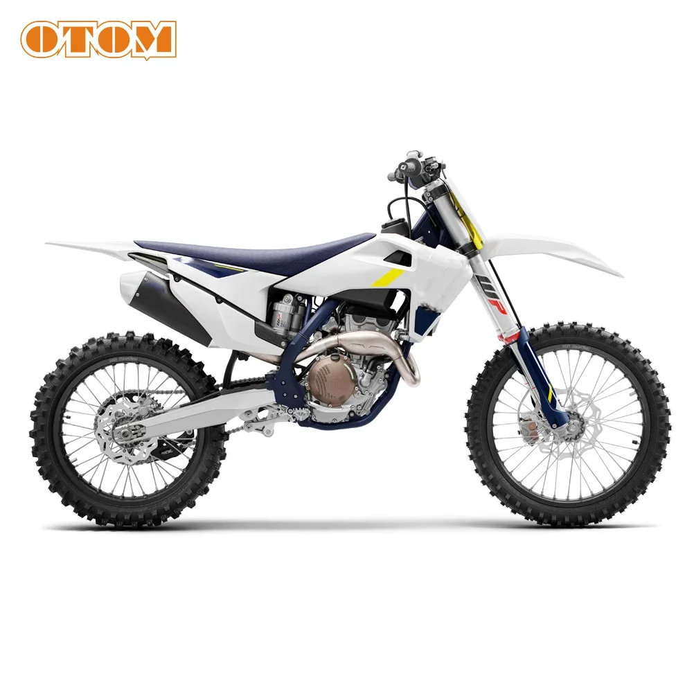 OTOM Motorcycle Full Plastic Kit Body Fairing Front Number Plate Panel Fender Fuel Tank Radiator Shroud Cover For HUSQVARNA 2023