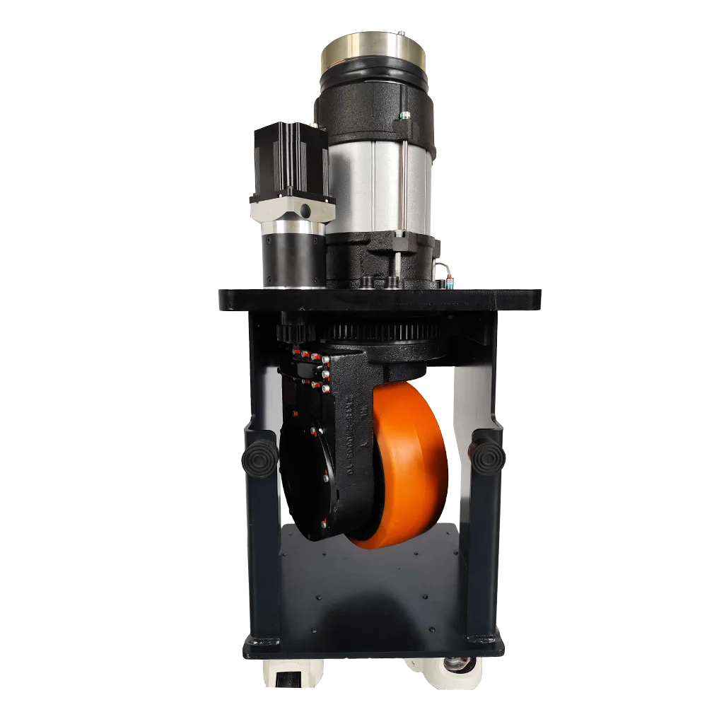 Heavy-Duty 4000W Servo-Powered Drive Wheel For Robot Forklifts AMR Navigation Stainless Steel Material For Construction Hotels