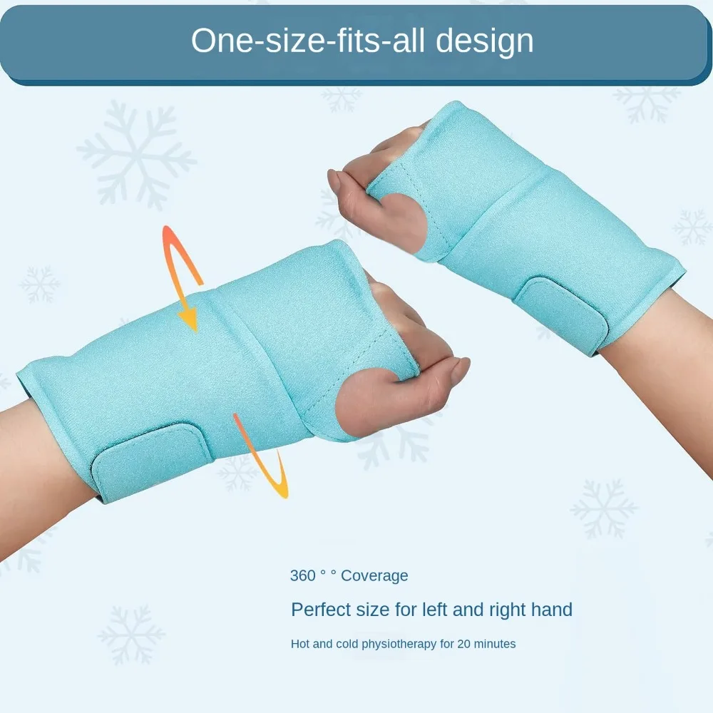 Envoltura de Gel frío ajustable, paquete de hielo deportivo, alivio del dolor muscular articular, cintura reutilizable, hombro, cuello, envoltura de Gel frío, paquete de hielo deportivo