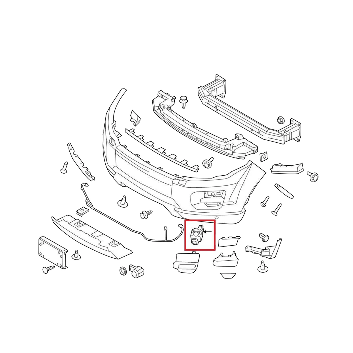 CPLA-19H422-AC New Front Rear Surround Side View Camera Mirror Camera for LAND ROVER RANGE ROVER L405 L494 L538 12-16