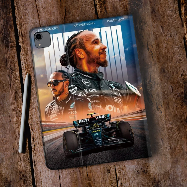 Epc F1 Racing 44 L-Lewis H-Hamilton Case For iPad 10.2 9th Air 1 2 3 Mini 7 Case Luxury Silicone For iPad Air 4 iPad Pro11 Case