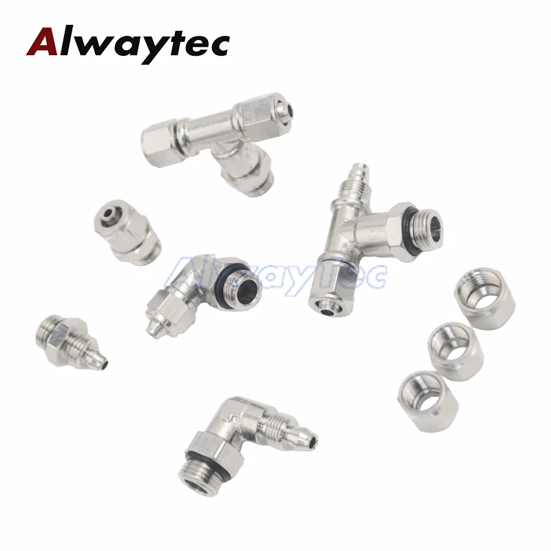 Pneumatic Fast Tightening Joint Pipe PU Hose BSP Thread 1/8