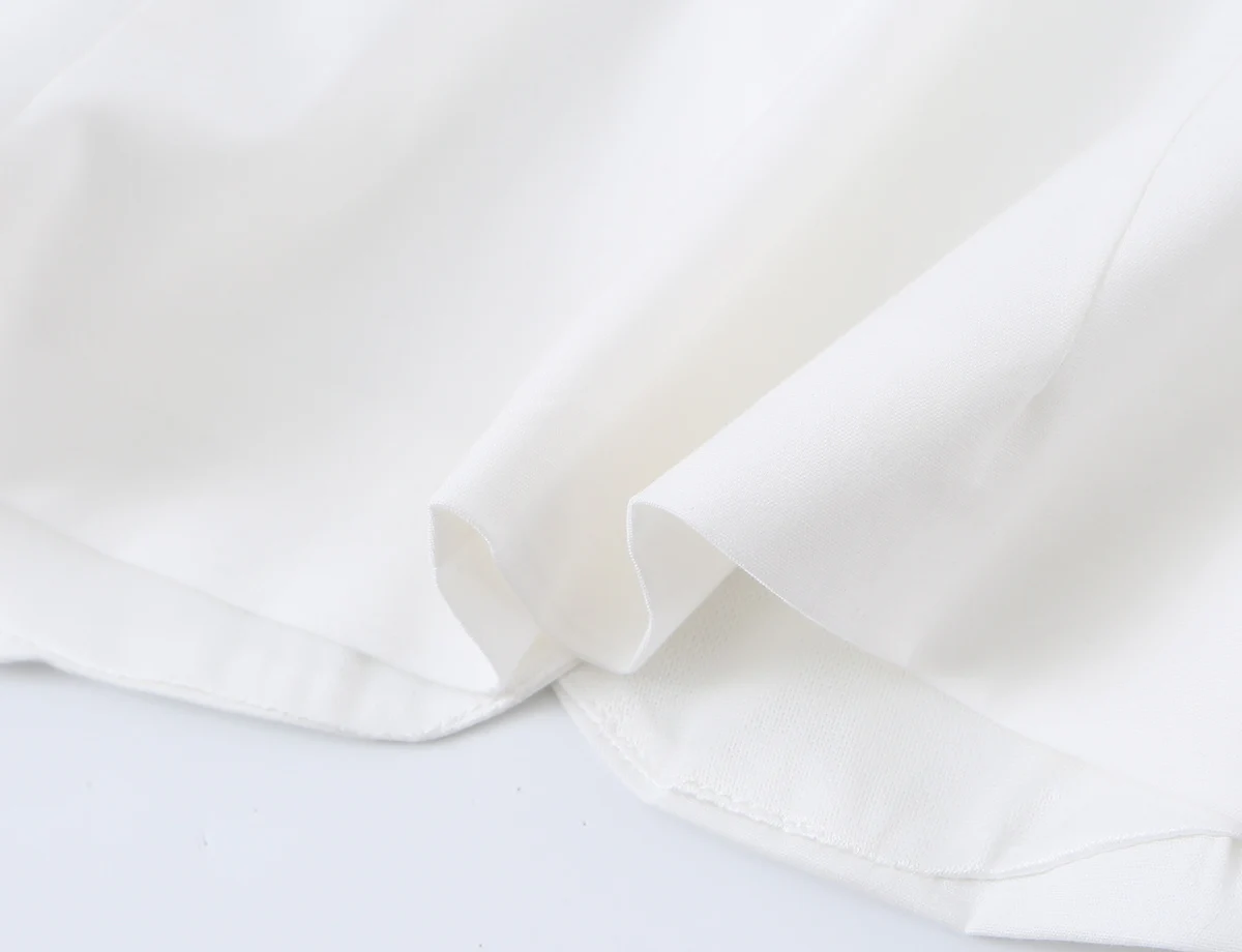 Damen Schickes Freizeit-Slim-Fit Kurzarm-Hemd KONDALA 2026 Sommer Trendiges Einreihiges Oberteil Weibliche High-Street Pendler-Hemden Top – Detail 35