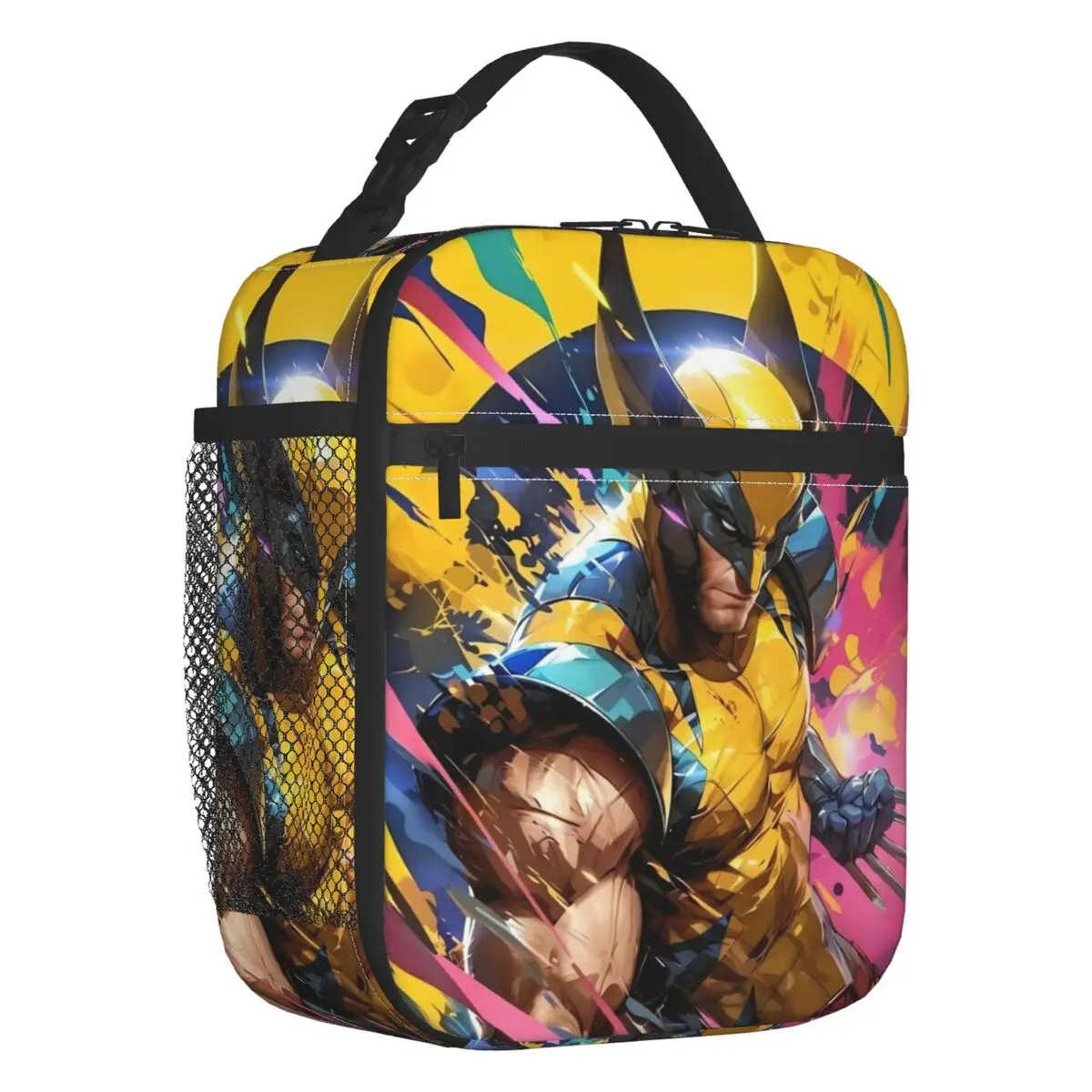 

Портативные ланч-боксы с крутым супергероем Росомаха на заказ, герметичные крутые термохолодильники для фильмов, изолированная сумка для обеда, офисная работа