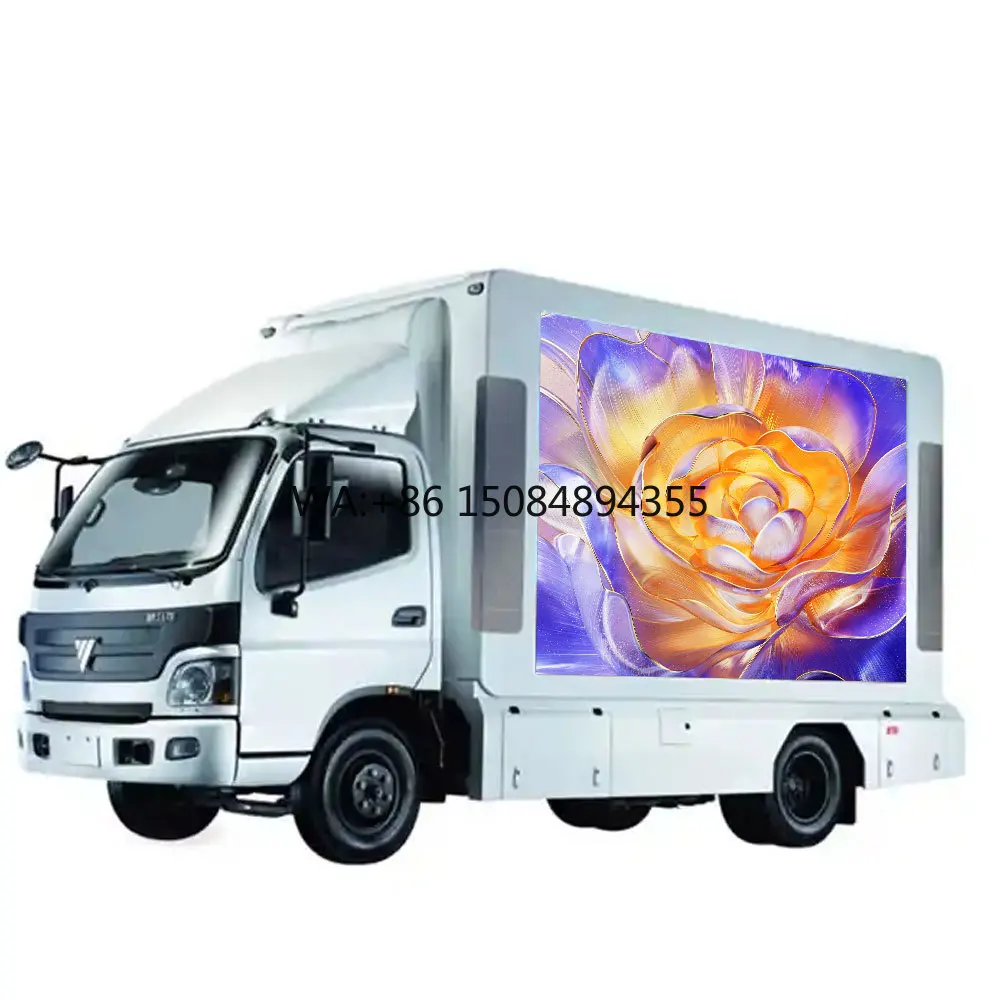

Saving Energy Led Video Wall Sign Mobile Truck Box Led Screen P4 P5 P6 Truck Led Display for Outdoor Advertising