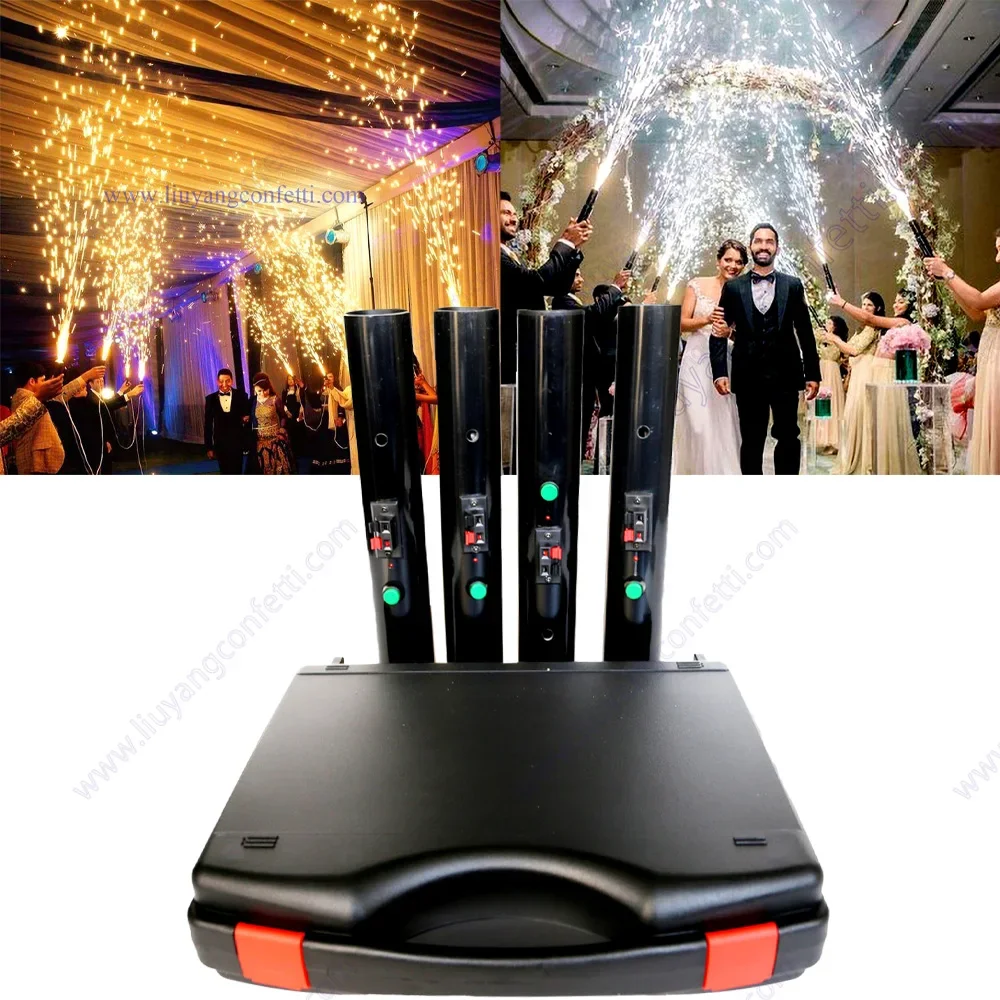 

Wedding Hand Hold Torch Reusable Stage Machine Party Dj Without Inside Cold Fountain Portable Engagement Event Dj Grand Bride