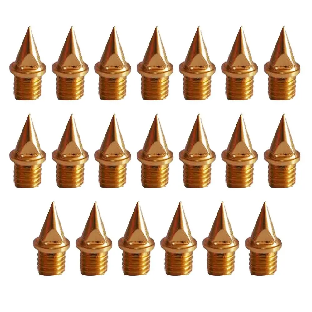 20pcs 20pcs Sprinting 1/4 Inch Cross Country for Track Shoes Track Spikes With Wrench Carbon Spikes