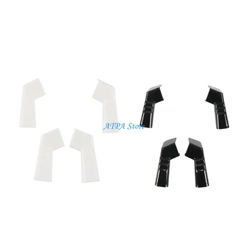 

U13C 4pcs Plastic Construction Rain Gutter Downspout Campers RVs Gutter Spouts Left Right Dwonspout Diverter Campers Accessor