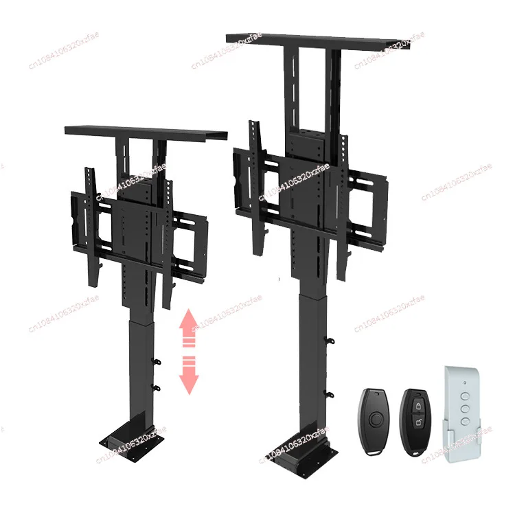 Electric lift bracket with roof bracket Display lift table suitable for 32 to 70