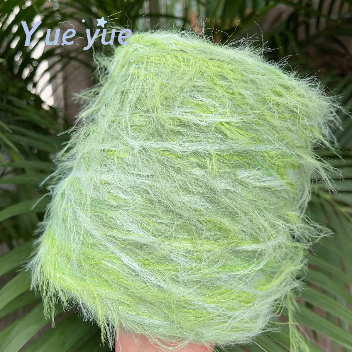 500g Long Fur Imitation Mink Yarn Thread Super Soft Skin Friendly Does Not Shed Hair Hand Wove Scarf Warm Sweater Woven Yarn