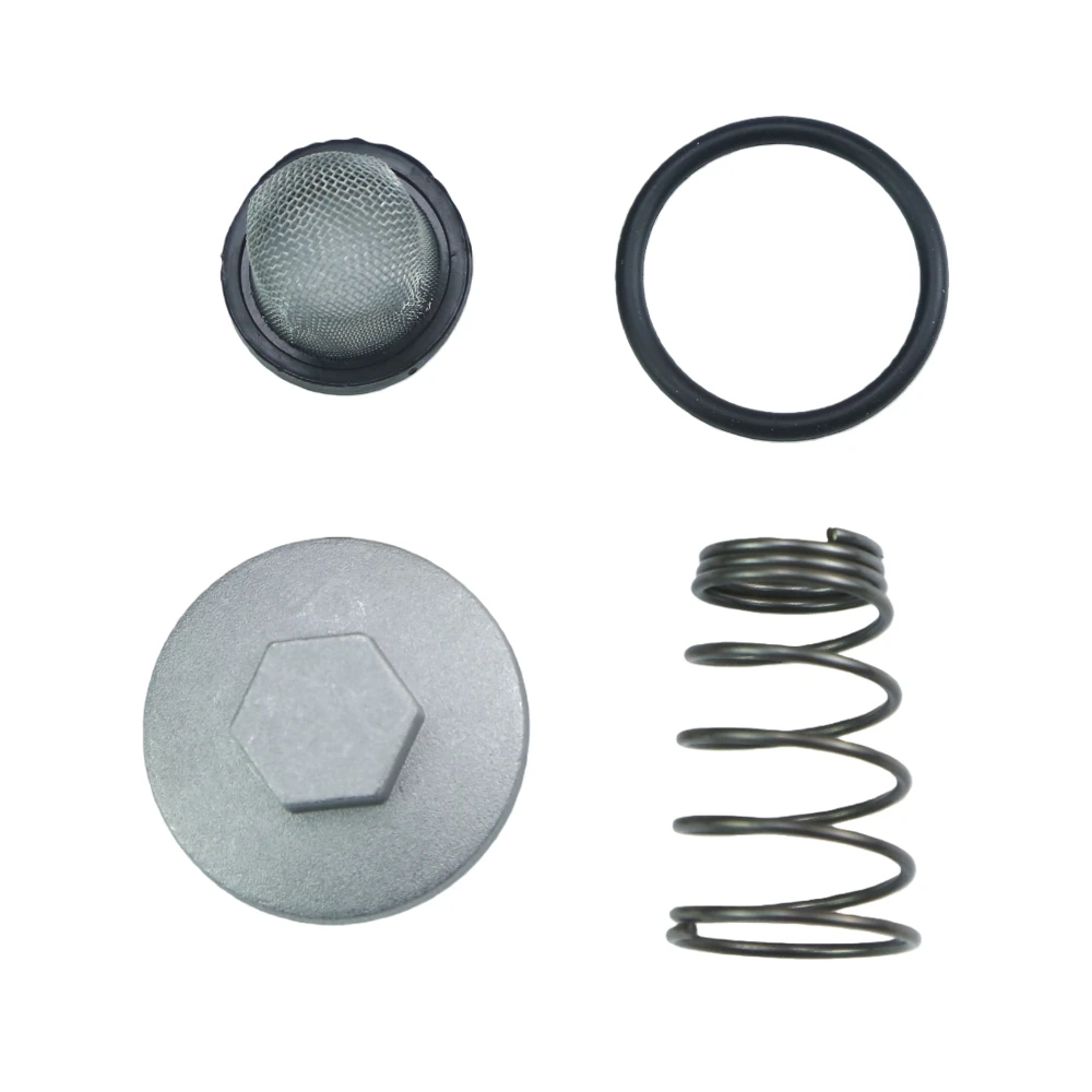GY6 50/80/125/150CC Scooter Engine Oil Strainer Filter & Gear Oil Drain Plug Bolt with Spring O-Ring - view 3