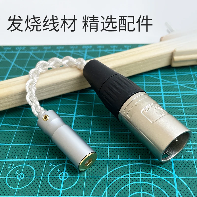 4 pin XLR male to 2.5mm 3.5mm 4.4mm 6.5mm female