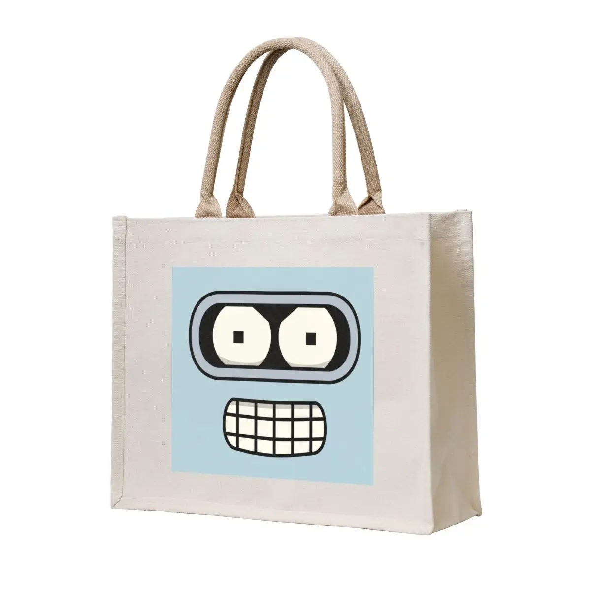 

Bender's Face Tote Bag shopping bag supermarket folding bag for beach shopper bags