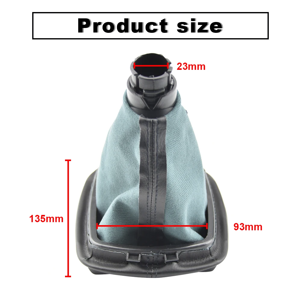 5 Speed Gear shift knob Boot For Skoda Octavia A4 MK1 1997 1998 1999 2000 2001 2002 2003 2004 2005 2006 2007 2008 2009 2010 2011