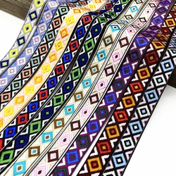 2 yards/lot 13mm Vintage Ethnic Embroidery Ribbon Lace Trim DIY Clothes Bag Accessories Embroidered Fabric