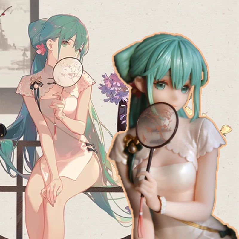 26cm-1-7-hatsune-miku-figure-ancient-style-cheongsam-model-kit-singer-themed-collectible-display-desktop-decoar-otaku-toys-gifts