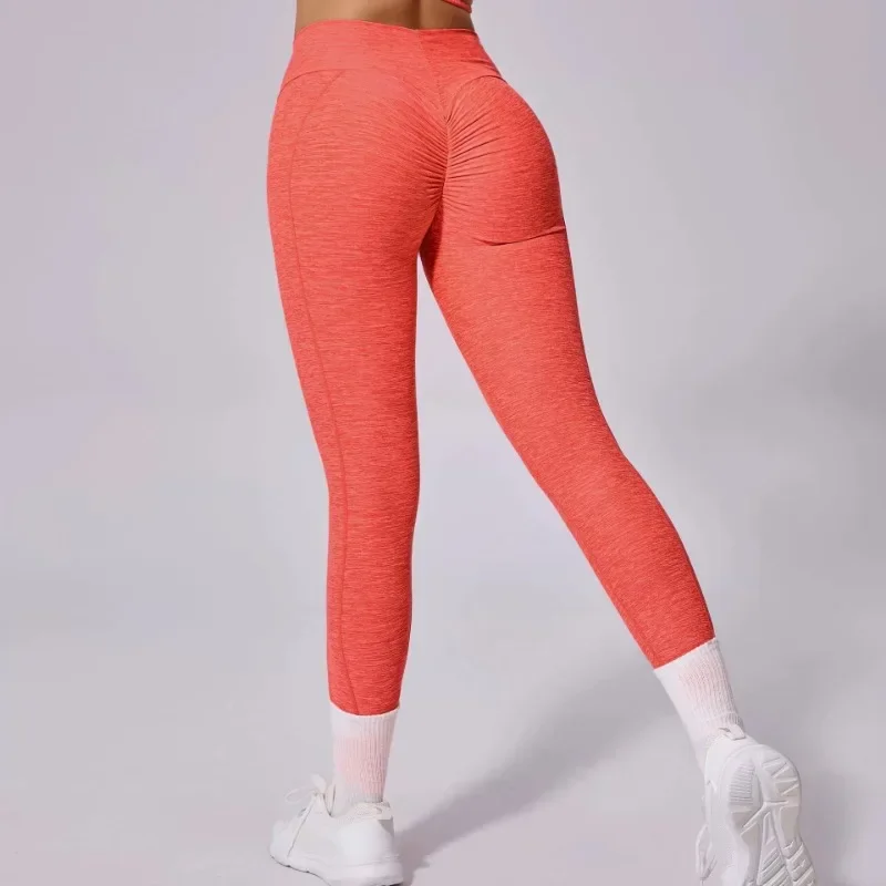 Seamless Yoga Pants Sports Fitness Peach Hip-lifting Quick-drying Tight Yoga Pants Running Workout Gym Leggings Pants for Women