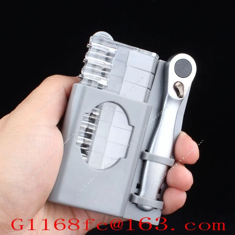 10 Batches of Short Handle 90 Degree Right Angle Ratchet Wrench Combination FO-9212A