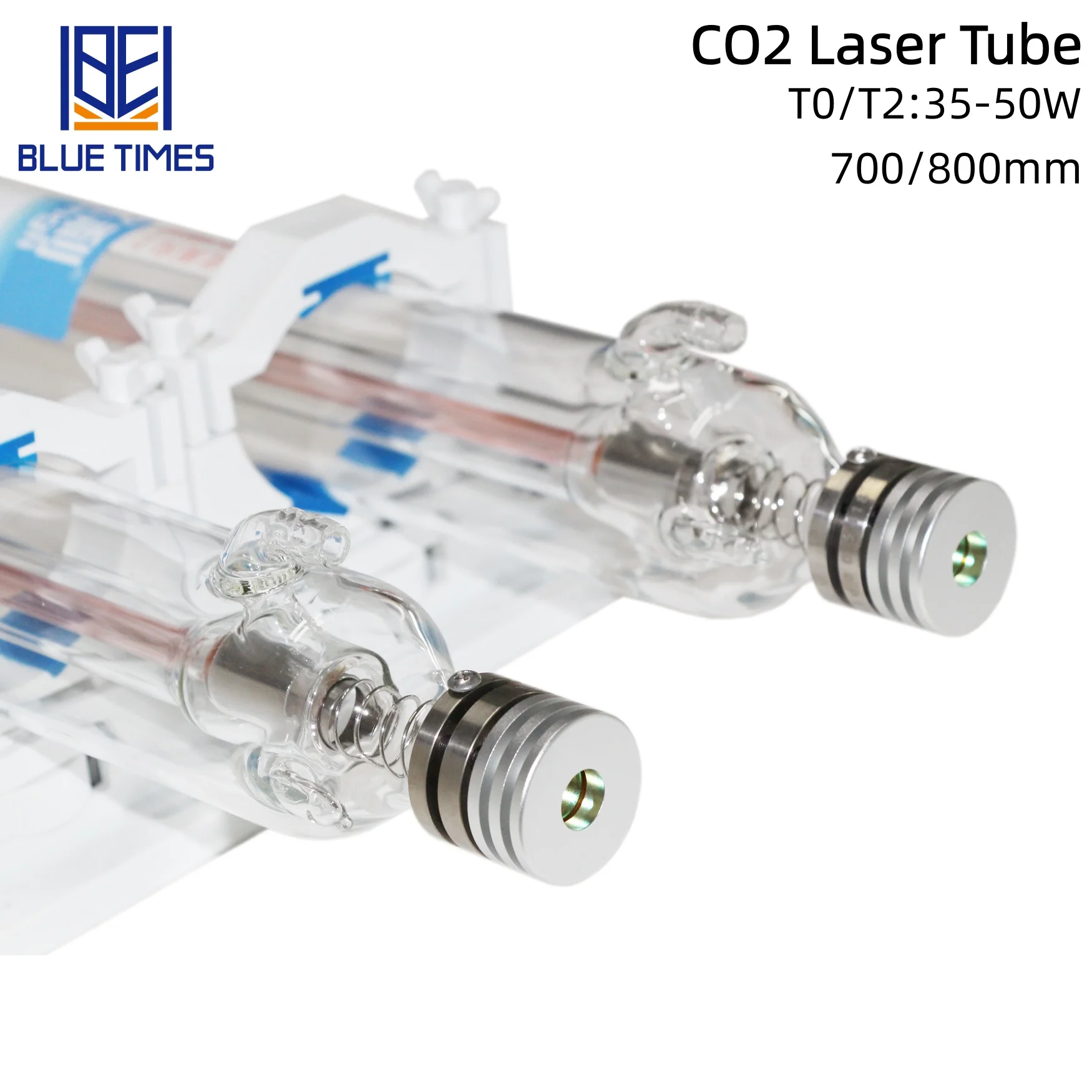 Bluetimes High Stability 35W 40W CO2 Laser Tube Long Life Length 700/800mm for Laser Engraving Cutting Machine