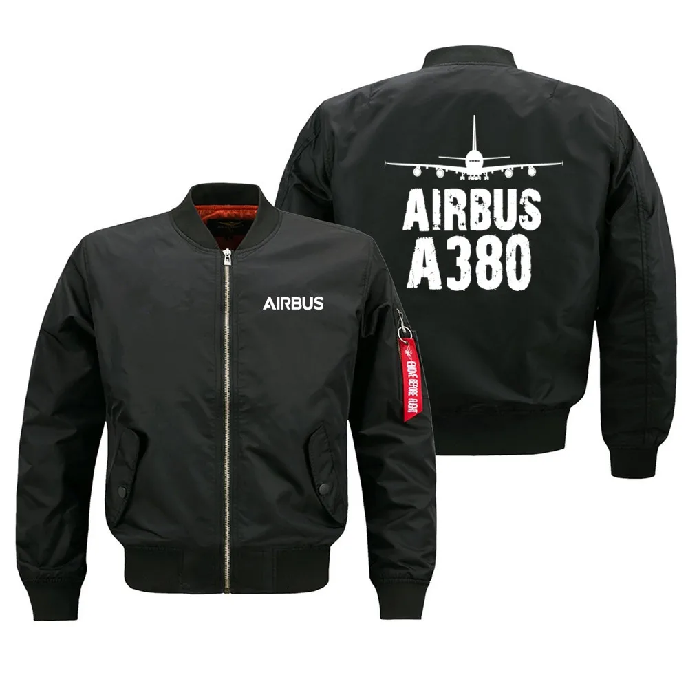 

Hot Man Baseball Windproof Coats Harajuku Pilots Airbus A380 Military Outdoor Flight Aviation Men Ma1 Bomber Jacket