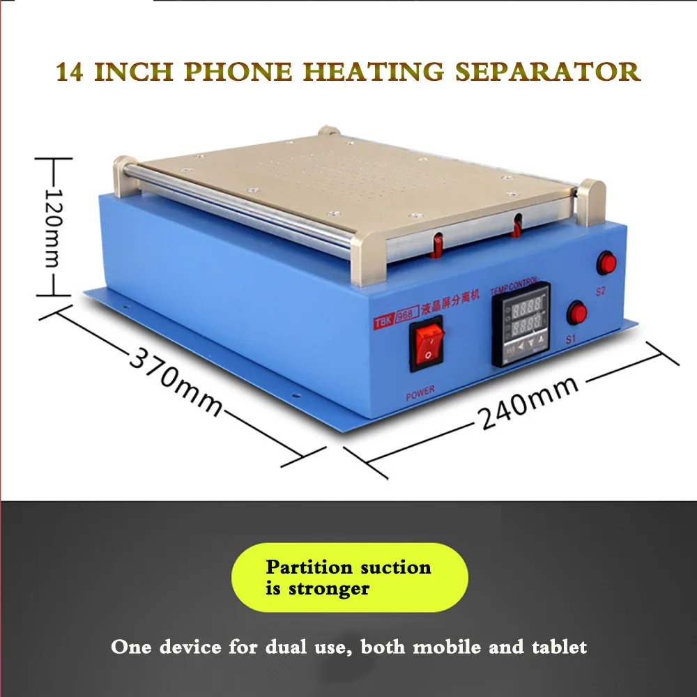 

TBK-968 OCA 2 in 1 Lcd Screen Vacuum Separating Machine Phone Screen Separator