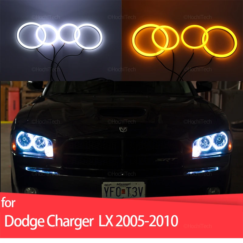 

Top Quality Switchback Cotton Light LED Angel Eye Halo Dual Color for Dodge Charger LX 2005-2010