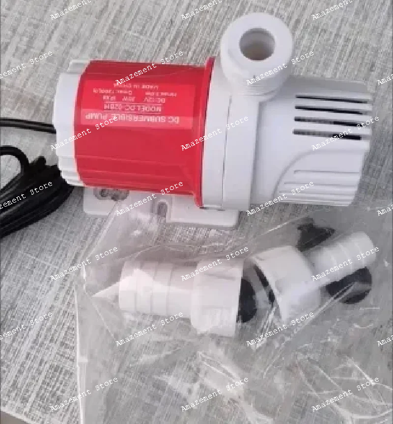 

powered brushless dc aquarium pump, 4-12v adjustable flow submersible water pump for tank