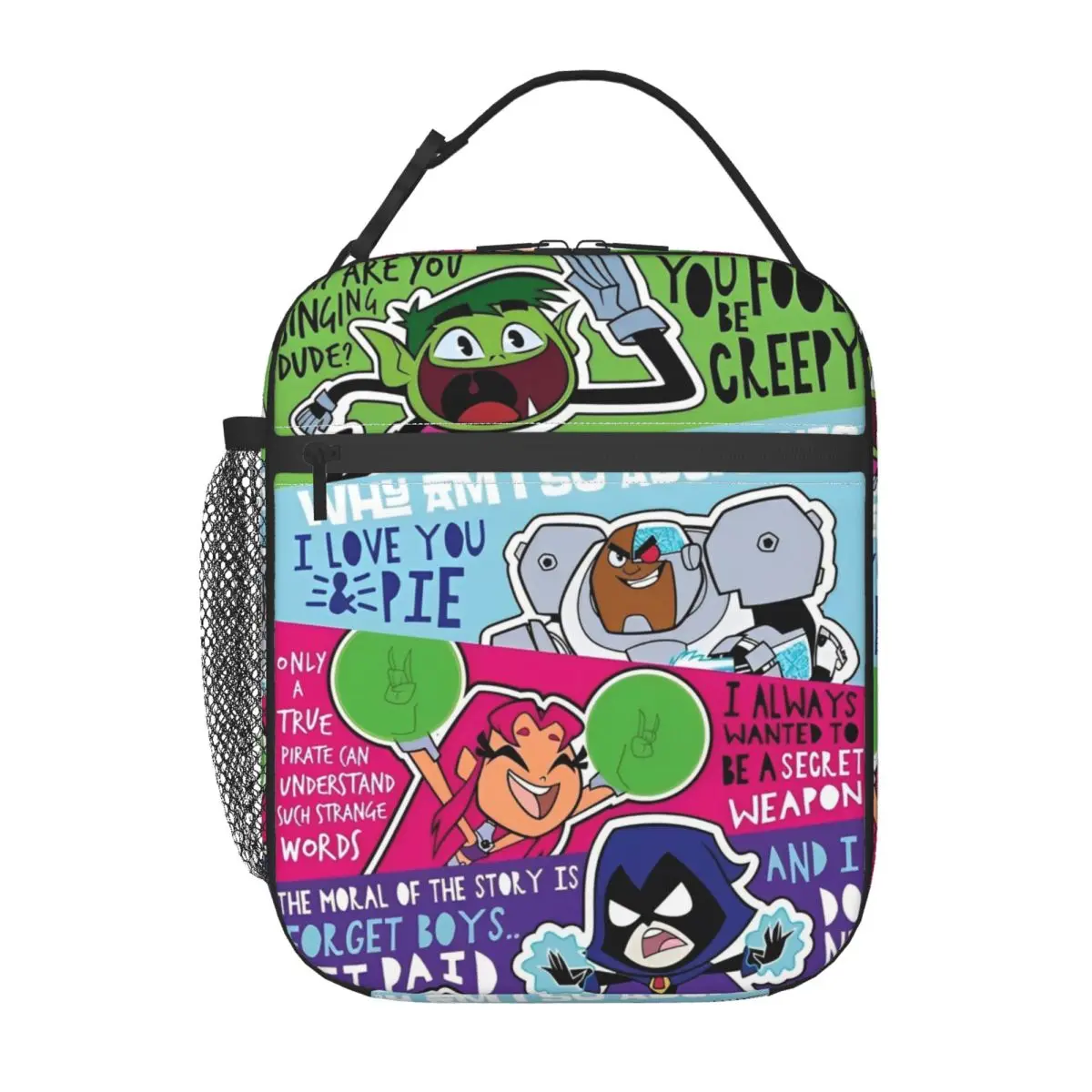 

Insulated Lunch Bag Teens Titansed Go Anime Manga Merch Storage Food Box New Arrival Thermal Cooler Bento Box For School