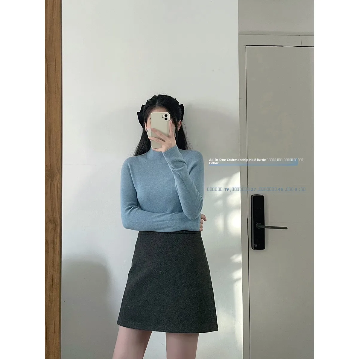 

Женский вязаный шерстяной свитер с высоким воротом, облегающий, зимний, базовый, для ношения под одеждой, комфортный, приятный к телу топ