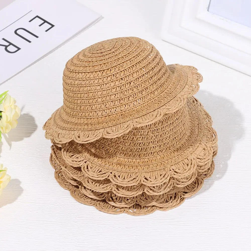 5 Sizes Mini Hand Weaved Hats for 1/81/61/41/3 Doll Mini Hand Weaved Hats Doll Hat Accessories Straw Hat Doll House Accessories