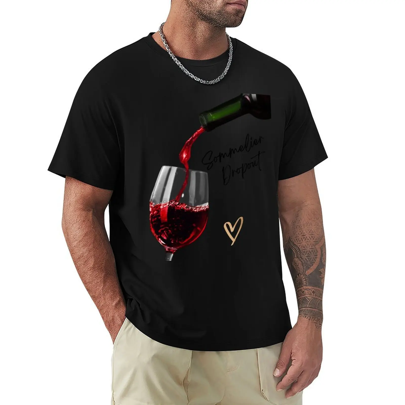 Sommelier Drop out T-Shirt Quick Dry Training Short Sleeve Tee