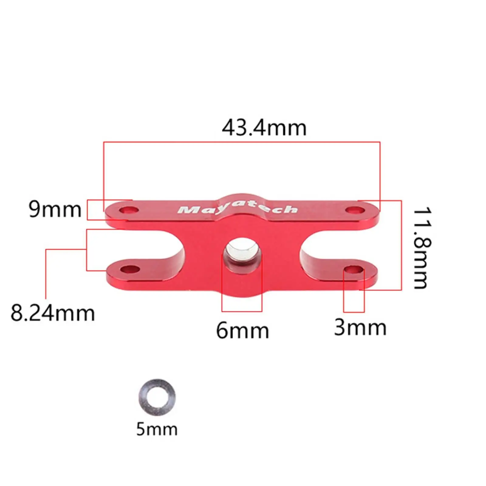 

Folding Propeller Clip for CW/ccw Folding Propeller 5mm/6mm/8mm Props Adapter Thread Shaft for RC Aircraft RC Drone DIY Parts