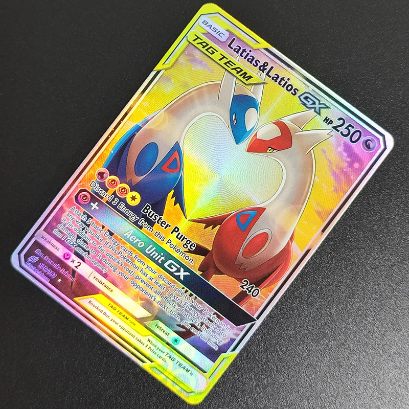 لتقوم بها بنفسك بطاقة جمع البويمون فويل الوكيل الإنجليزية Gengari Rayquaza Vmax Giratian Lugia V Mew Latias Latios Pikachu EX بطاقات التداول